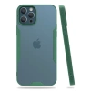 Mey İthalat®   iPhone 12 Pro Max Kılıf Platin Silikon - Yeşil