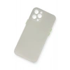 Mey İthalat®   iPhone 12 Pro Max Kılıf PP Ultra İnce Kapak - Beyaz