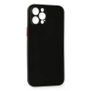 Mey İthalat®   iPhone 12 Pro Max Kılıf PP Ultra İnce Kapak - Siyah
