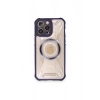 Mey İthalat®   iPhone 12 Pro Max Kılıf Prag Magneticsafe Kapak - Derin Mor