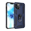 Mey İthalat®   iPhone 12 Pro Max Kılıf Sofya Yüzüklü Silikon Kapak - Lacivert