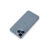 Mey İthalat®   iPhone 12 Pro Metal Kamera Lens Koruma Cam - Mavi