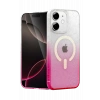 Mey İthalat®   iPhone 12 Pummel Shiny Magsafe Kapak - Pembe
