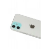 Mey İthalat®   iPhone 12 Rainbow Kamera Lens Koruma Cam - Yeşil