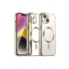 Mey İthalat®   iPhone 13 Kılıf Kross Magneticsafe Kapak - Gold