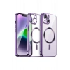Mey İthalat®   iPhone 13 Kılıf Kross Magneticsafe Kapak - Mor