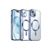 Mey İthalat®   iPhone 13 Kılıf Kross Magneticsafe Kapak - Sierra Blue