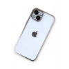 Mey İthalat®   iPhone 13 Kılıf  Lensli Silikon - Gold