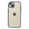 Mey İthalat®   iPhone 13 Kılıf  Lensli Silikon - Lacivert