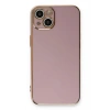 Mey İthalat®   iPhone 13 Kılıf Volet Silikon - Mor