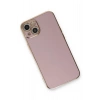 Mey İthalat®   iPhone 13 Kılıf Volet Silikon - Mor