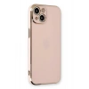 Mey İthalat®   iPhone 13 Kılıf Volet Silikon - Pembe