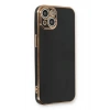 Mey İthalat®   iPhone 13 Kılıf Volet Silikon - Siyah