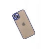 Mey İthalat®   iPhone 13 Mini Kılıf Montreal Silikon Kapak - Lacivert