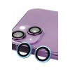 Mey İthalat®   iPhone 13 Mini Raze Metal Kamera Lens - Mavi