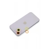 Mey İthalat®   iPhone 13 Mini Renkli Kamera Lens Koruma Cam - Sarı-Turuncu