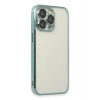 Mey İthalat®   iPhone 13 Pro Kılıf  Lensli Silikon - Yeşil