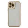 Mey İthalat®   iPhone 13 Pro Kılıf Liva Lens Silikon - Beyaz