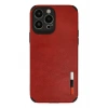 Mey İthalat®   iPhone 13 Pro Kılıf Loop Deri Silikon - Kırmızı