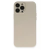 Mey İthalat®   iPhone 13 Pro Kılıf Nano içi Kadife Silikon - Bej