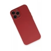 Mey İthalat®   iPhone 13 Pro Kılıf Nano içi Kadife Silikon - Kiremit