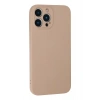 Mey İthalat®   iPhone 13 Pro Kılıf Nano içi Kadife Silikon - Pudra