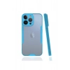 Mey İthalat®   iPhone 13 Pro Kılıf Platin Silikon - Mavi