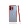 Mey İthalat®   iPhone 13 Pro Kılıf Platin Silikon - Pembe