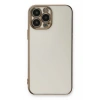 Mey İthalat®   iPhone 13 Pro Kılıf Volet Silikon - Beyaz