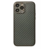 Mey İthalat®   iPhone 13 Pro Max Kılıf Coco Karbon Silikon - Füme