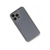 Mey İthalat®   iPhone 13 Pro Max Kılıf Coco Karbon Silikon - Gri