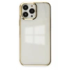 Mey İthalat®   iPhone 13 Pro Max Kılıf Element Silikon - Gold