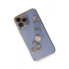 Mey İthalat®   iPhone 13 Pro Max Kılıf Esila Silikon - Gri