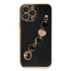 Mey İthalat®   iPhone 13 Pro Max Kılıf Esila Silikon - Siyah