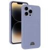 Mey İthalat®   iPhone 13 Pro Max Kılıf Kelvin Kartvizitli Silikon - Lila