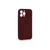 Mey İthalat®   iPhone 13 Pro Max Kılıf Lansman Legant Silikon - Bordo