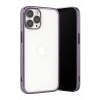 Mey İthalat®   iPhone 13 Pro Max Kılıf  Lensli Silikon - Mor