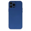 Mey İthalat®   iPhone 13 Pro Max Kılıf Nano içi Kadife Silikon - Lacivert