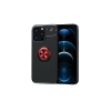 Mey İthalat®   iPhone 13 Pro Max Kılıf Range Yüzüklü Silikon - Siyah-Kırmızı