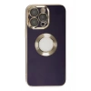 Mey İthalat®   iPhone 13 Pro Max Kılıf Store Silikon - Derin Mor