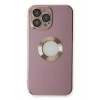 Mey İthalat®   iPhone 13 Pro Max Kılıf Store Silikon - Mor