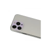 Mey İthalat®   iPhone 13 Pro Max Rainbow Kamera Lens Koruma Cam - Mor