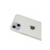 Mey İthalat®   iPhone 13 Rainbow Kamera Lens Koruma Cam - Mor