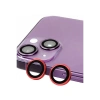 Mey İthalat®   iPhone 13 Raze Metal Kamera Lens - Kırmızı