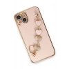 Mey İthalat®   iPhone 14 Kılıf Esila Silikon - Pudra