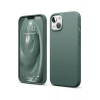 Mey İthalat®   iPhone 14 Kılıf First Silikon - Koyu Yeşil
