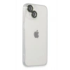 Mey İthalat®   iPhone 14 Kılıf Luko Lens Silikon - Yeşil