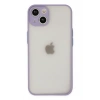 Mey İthalat®   iPhone 14 Kılıf Montreal Silikon Kapak - Mor
