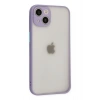 Mey İthalat®   iPhone 14 Kılıf Montreal Silikon Kapak - Mor