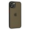 Mey İthalat®   iPhone 14 Kılıf Montreal Silikon Kapak - Siyah